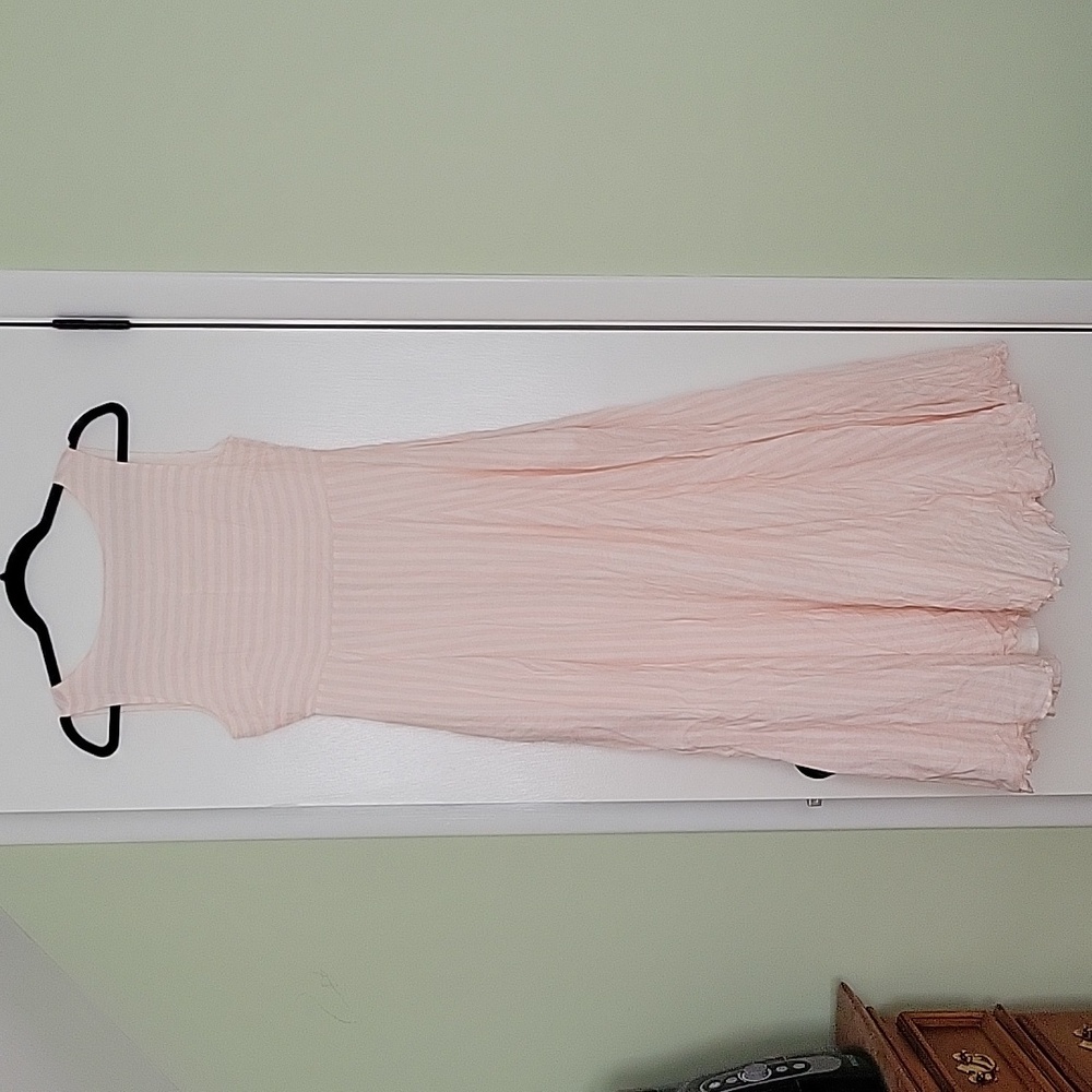 Vineyard Vines striped linen maxi dress sz 2